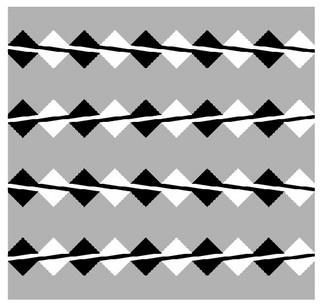 Photo:  converging argyle optical illusion